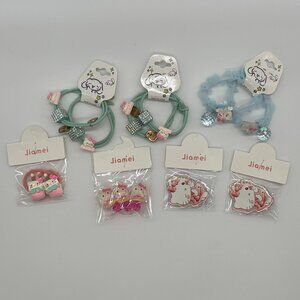 Hello Kitty - Sanrio - Hair Accessories LOT – 7 Piece Set, Brand New